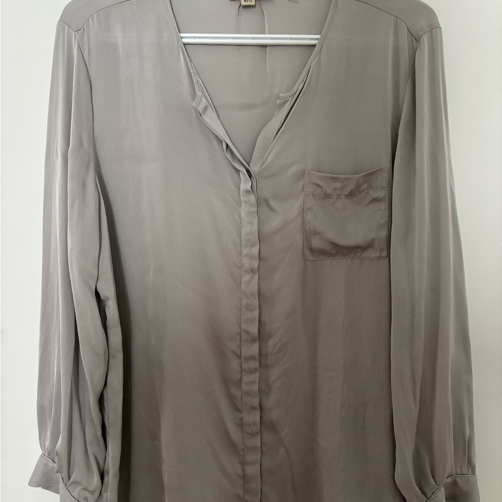 Brand Repeat Chic Gray Women's Blouse Size EU 42.